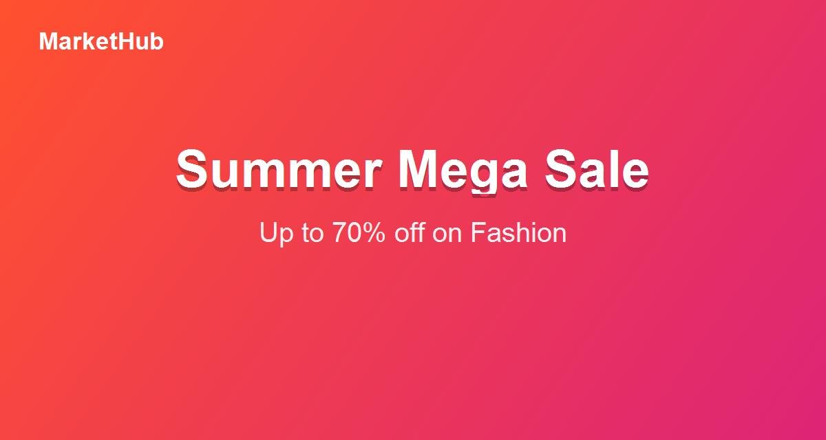 Summer Mega Sale